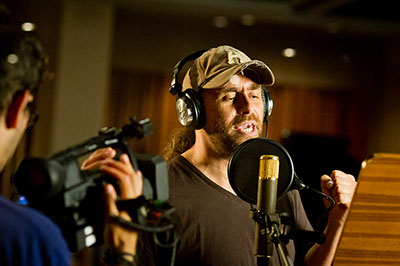 Foto Jerry bei Studioaufnahmen