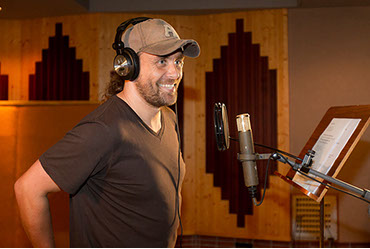 Foto von Jerry bei Studioaufnahmen