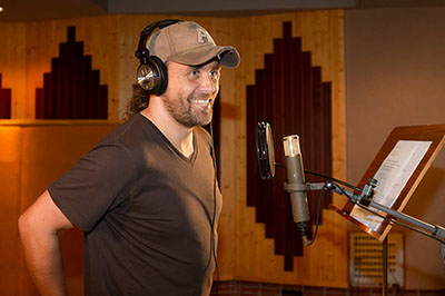 Foto von Jerry bei Studioaufnahmen